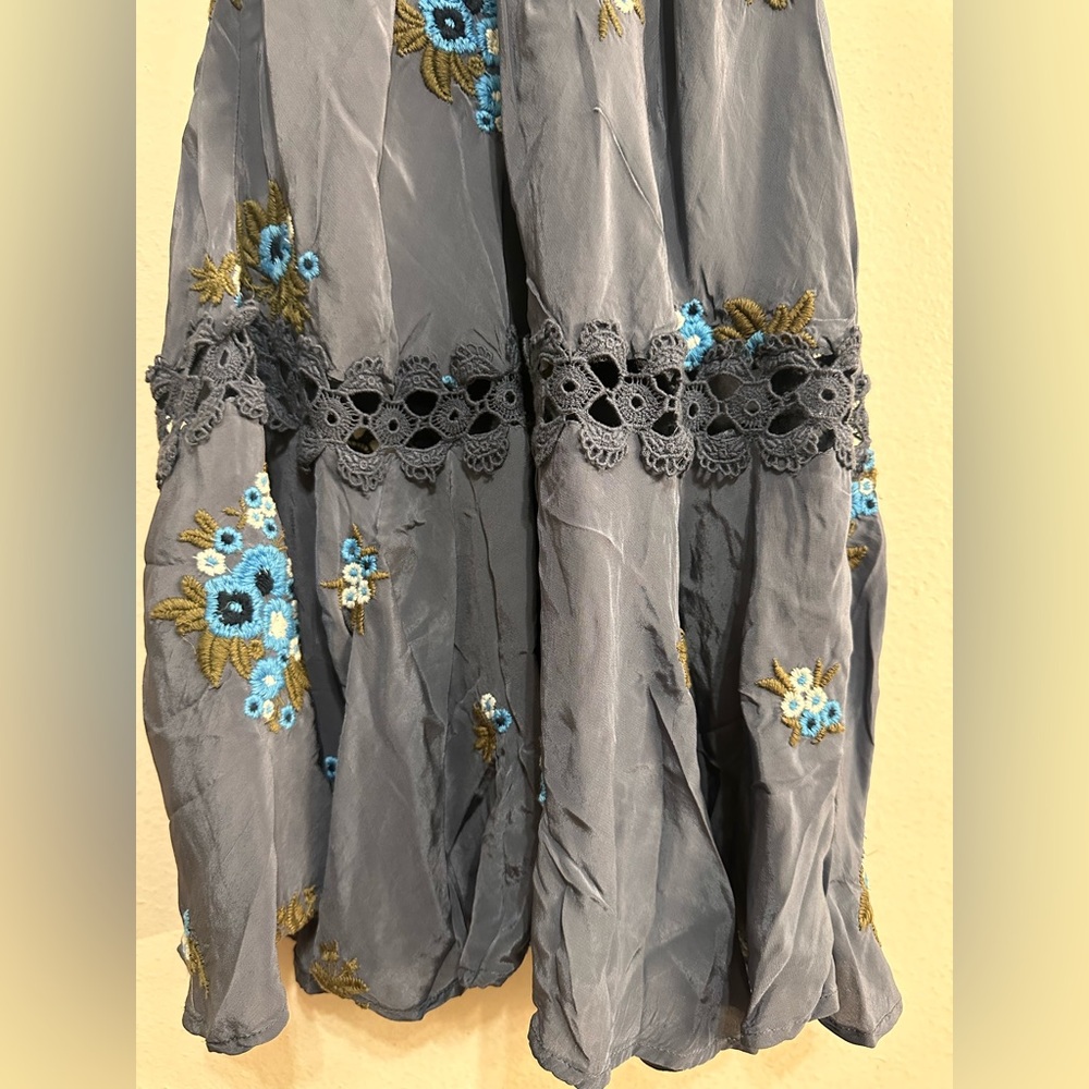 Free People Bali Santa Cruz Ruffle Dress, Medium - Picture 9 of 11